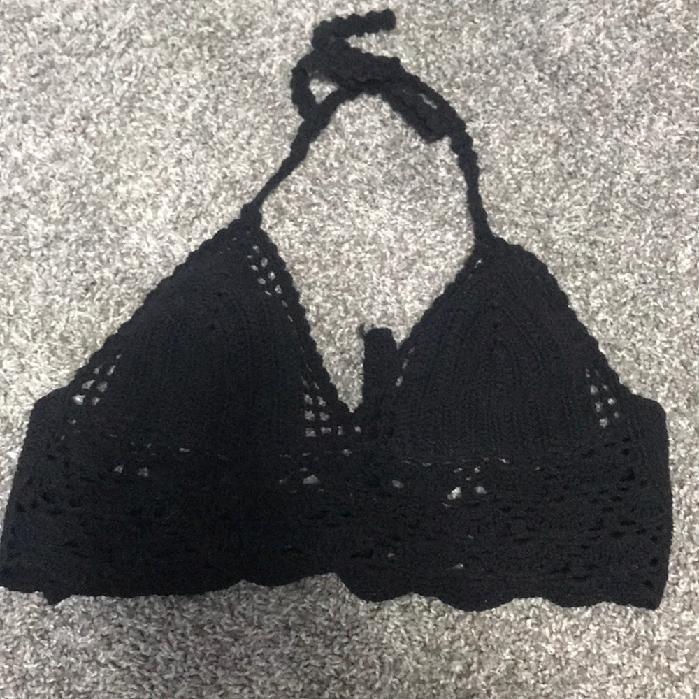 L.A. Hearts Crochet Bathing Suit Top